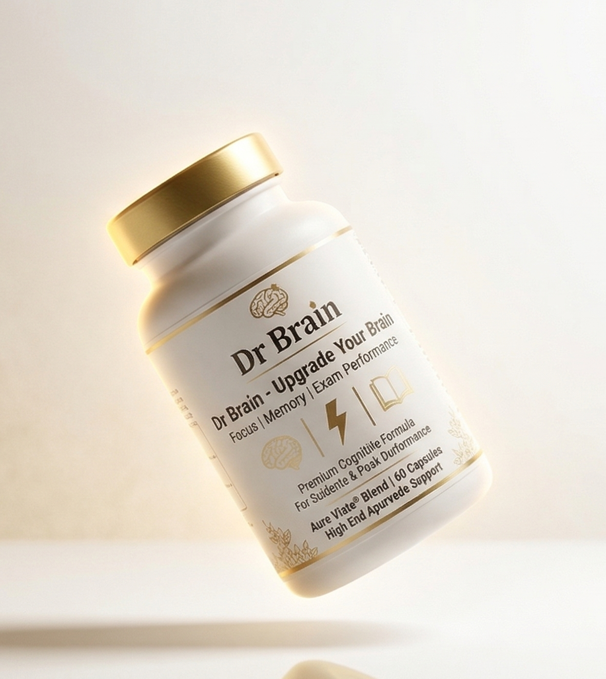 Dr BRAIN premium cognitive supplement bottle - 60 capsules